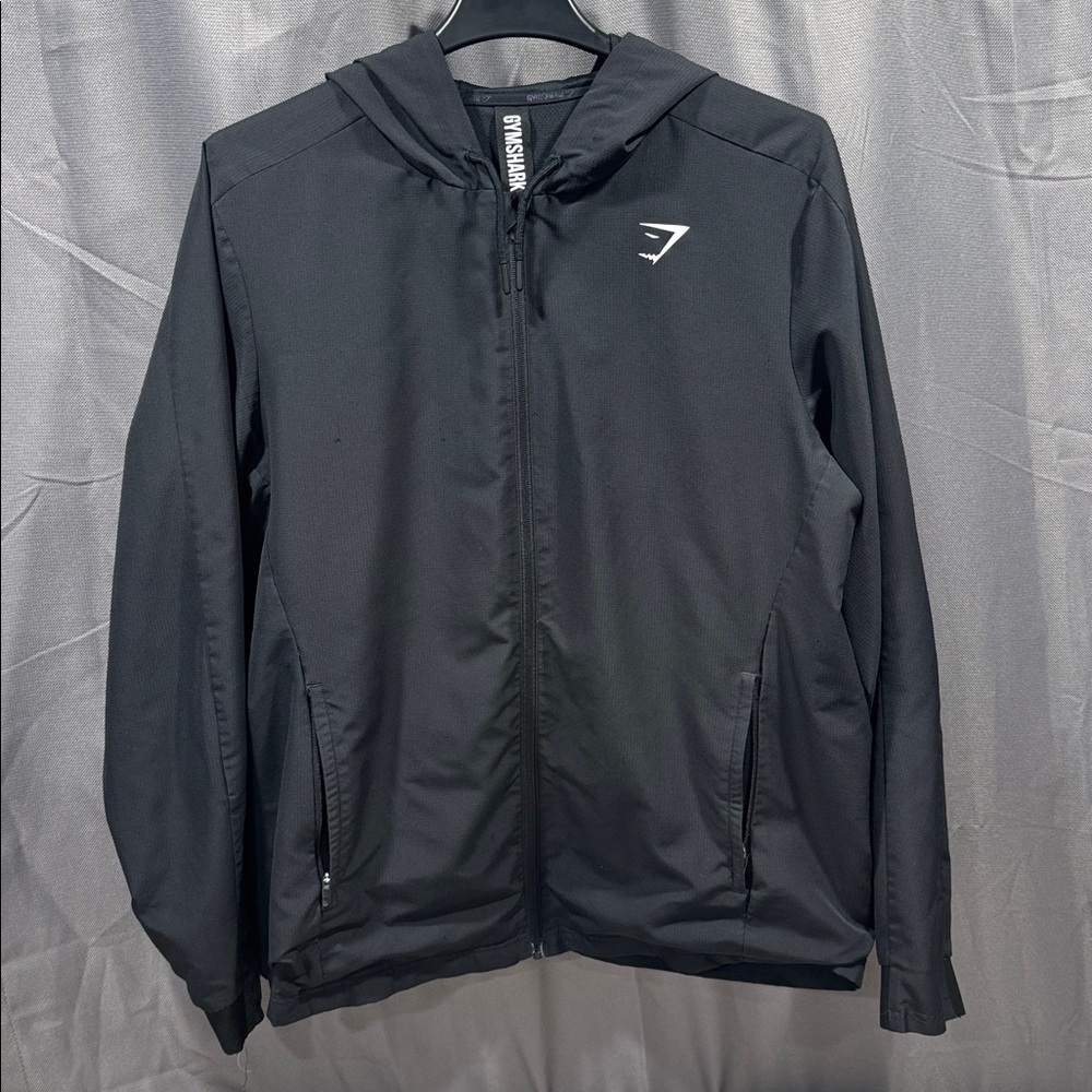 Gymshark Black Full-Zip Hoodie
